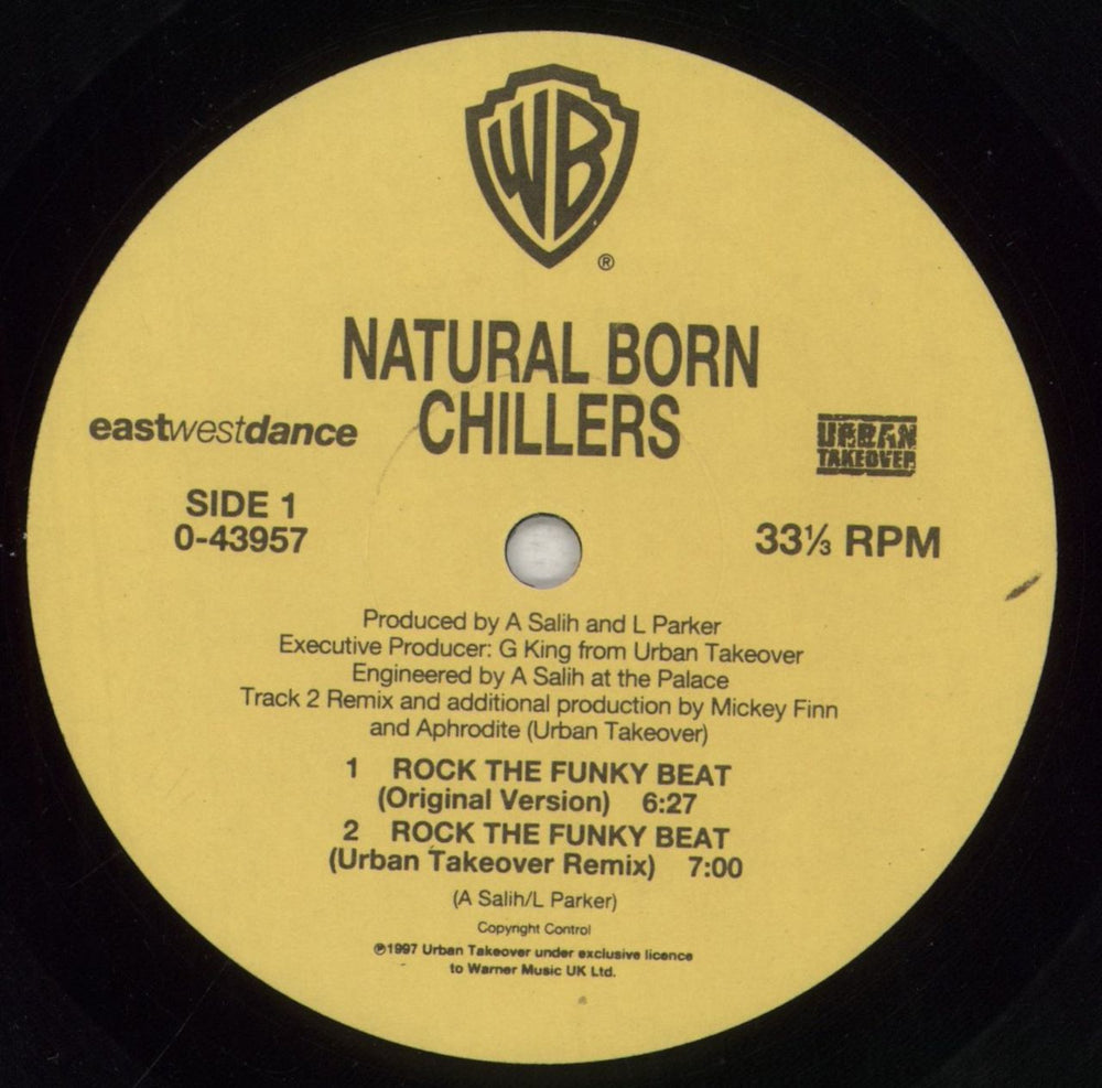 Natural Born Chillers Rock The Funky Beat US 12" vinyl single (12 inch record / Maxi-single) NMT12RO856556