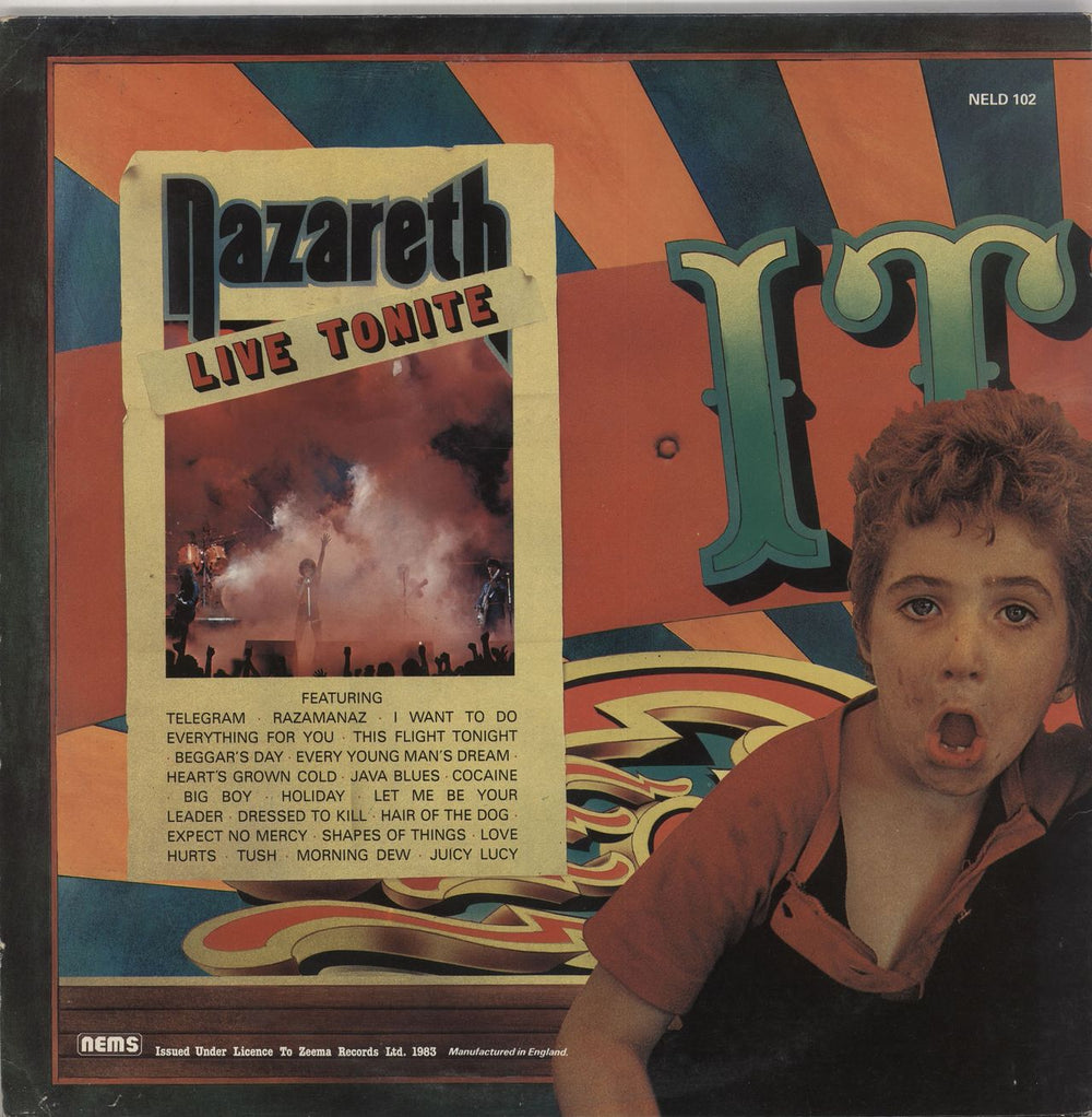 Nazareth Snaz - EX UK 2-LP vinyl record set (Double LP Album)