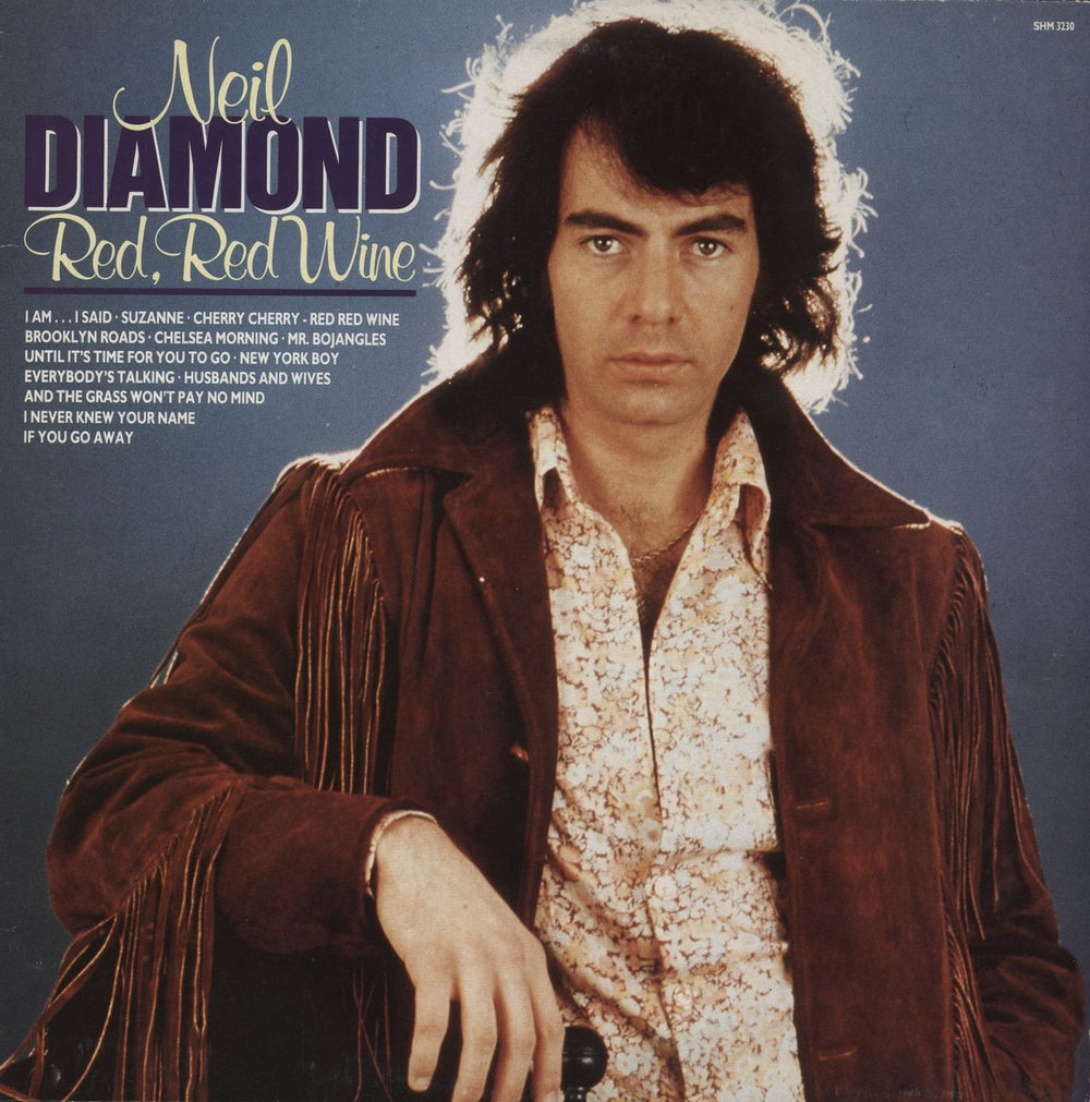 Neil Diamond Red Red Wine UK vinyl LP album (LP record) SHM3230