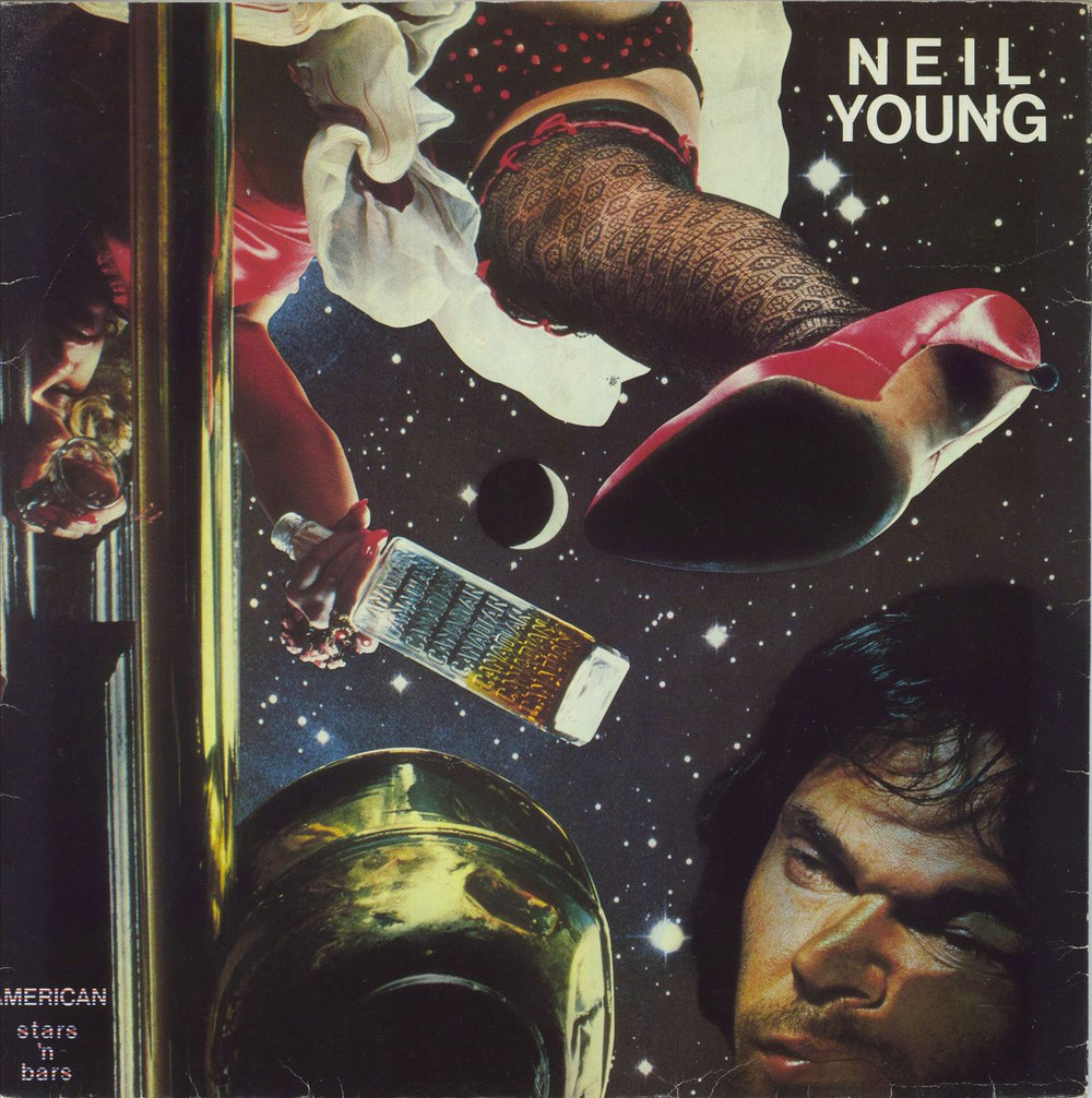 Neil Young American Stars 'N Bars UK vinyl LP album (LP record) K54088