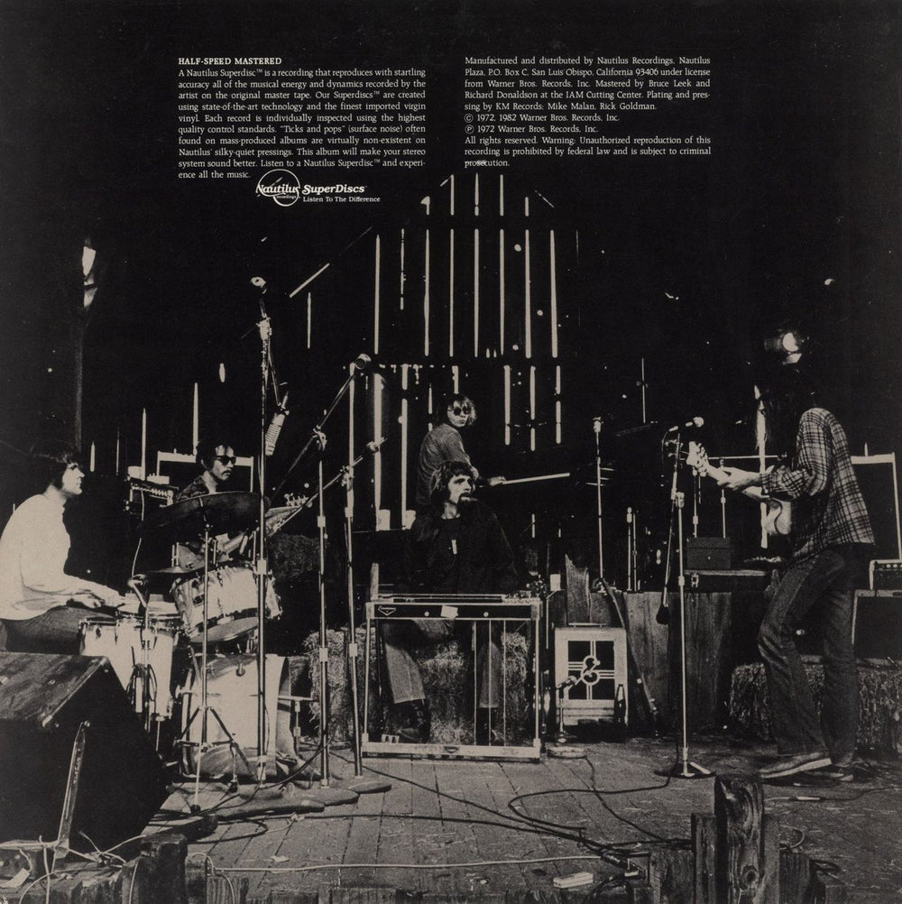 Neil Young Harvest - Half-Speed Mastered US vinyl LP album (LP record)