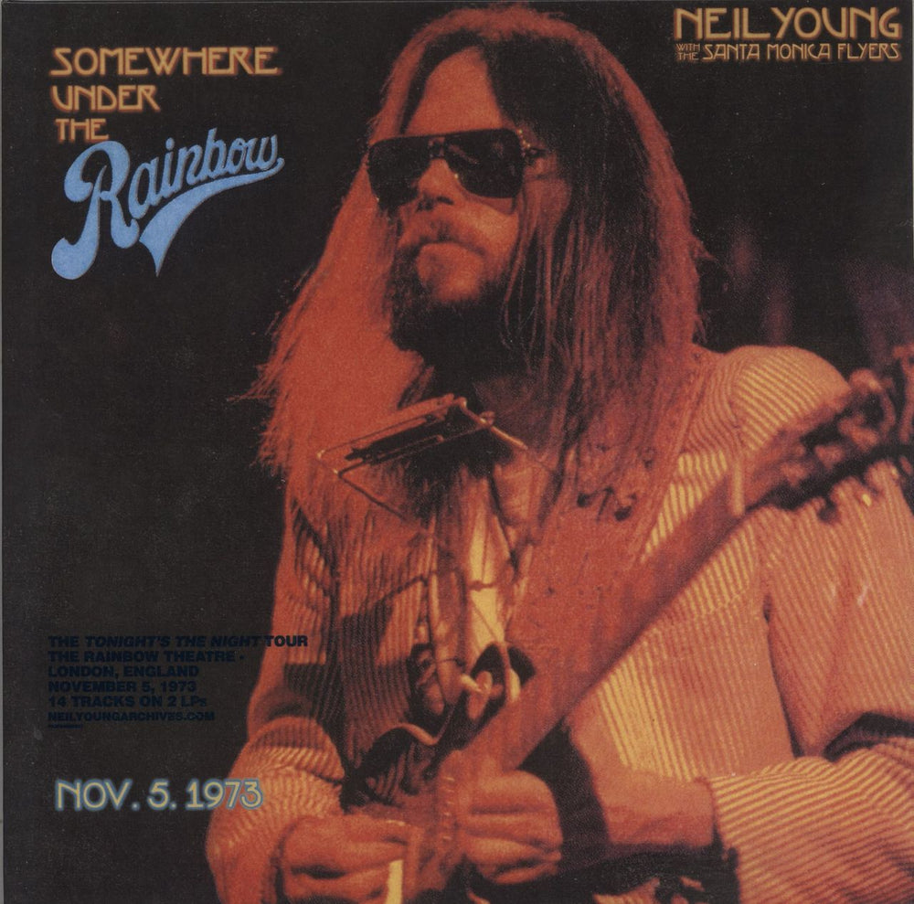 Neil Young Somewhere Under The Rainbow [Nov. 5. 1973] UK 2-LP vinyl record set (Double LP Album) 093624885047