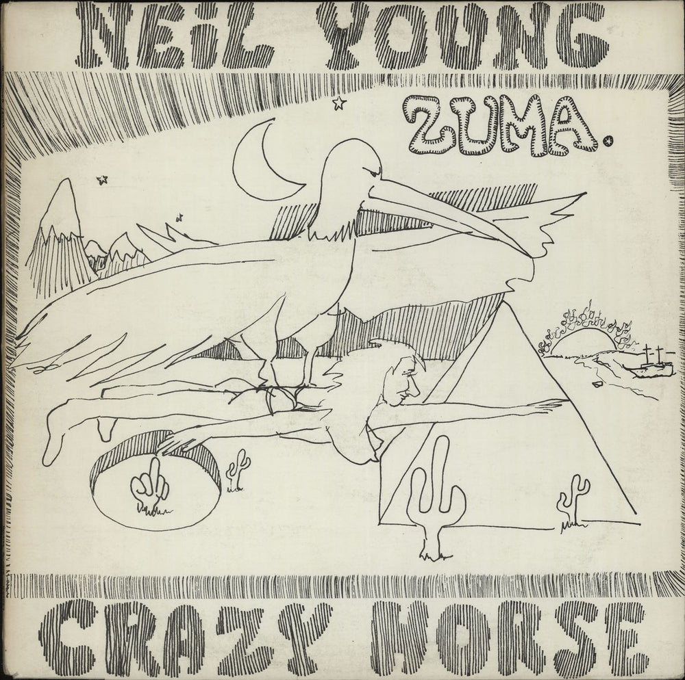 Neil Young Zuma UK vinyl LP album (LP record) K54057