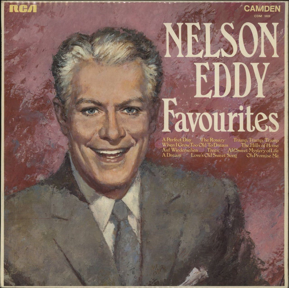 Nelson Eddy Favourites UK vinyl LP album (LP record) CDM1009