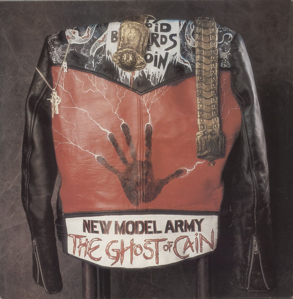 New Model Army The Ghost Of Cain - VG UK vinyl LP album (LP record) EMC3516