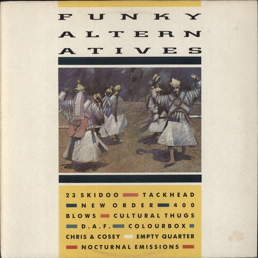 New Order Funky Alternatives Volume 1 UK vinyl LP album (LP record) CPRODLP001