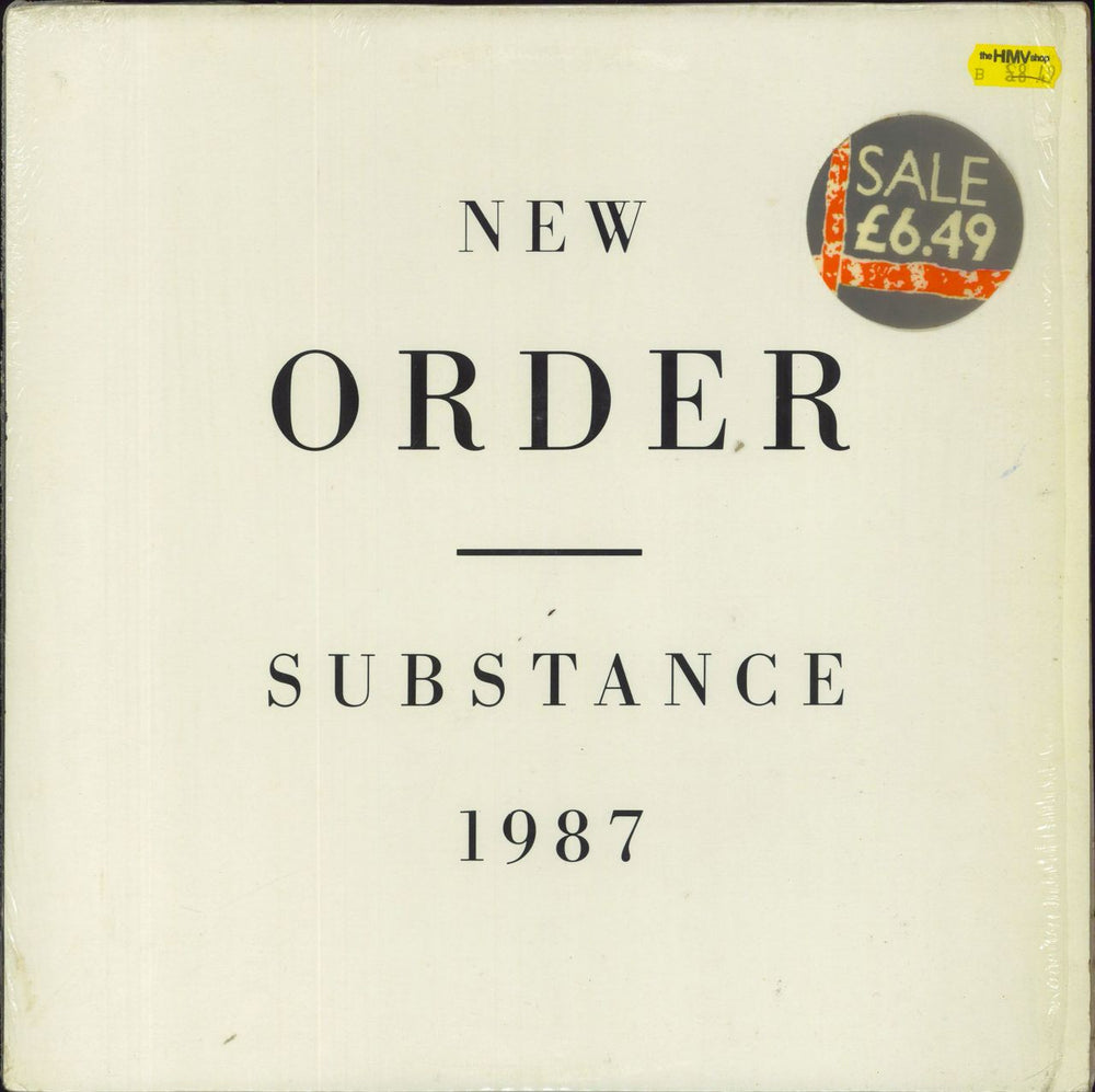 New Order Substance - 2nd - VG UK 2-LP vinyl record set (Double LP Album) FACT200