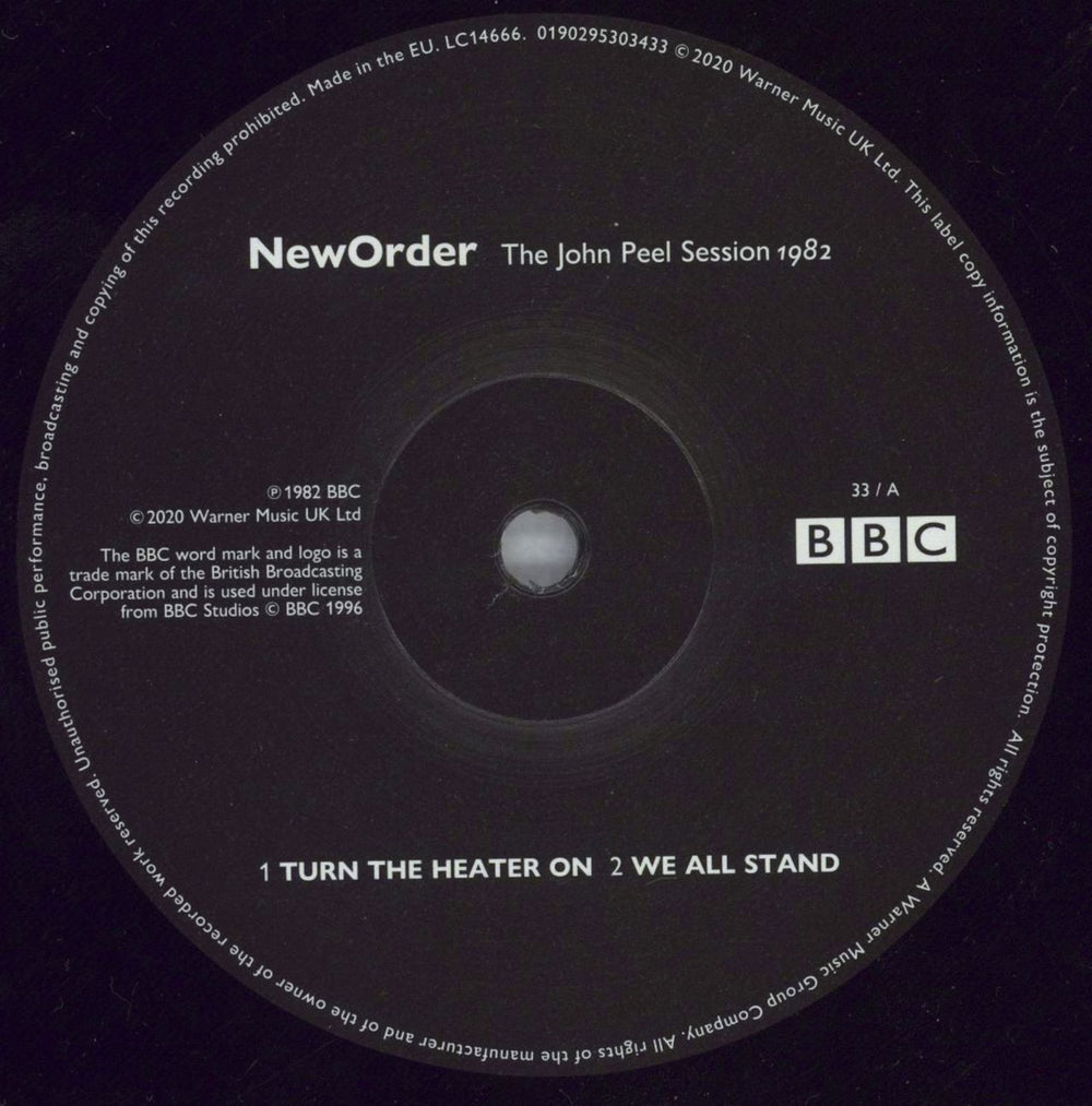 New Order The John Peel Session 1982 - Shrink UK 12" vinyl single (12 inch record / Maxi-single) NEW12TH826060