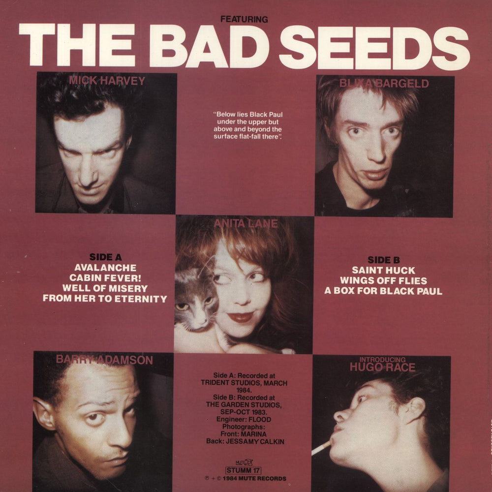 Nick Cave From Her To Eternity UK vinyl LP album (LP record)