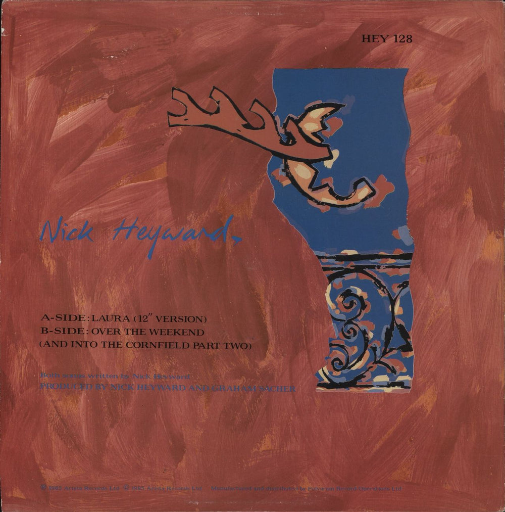 Nick Heyward Laura UK 12" vinyl single (12 inch record / Maxi-single)