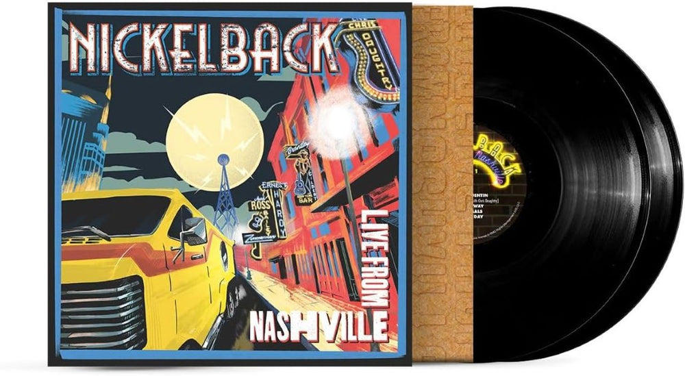 Nickelback Live From Nashville - Black Vinyl - Sealed UK 2-LP vinyl record set (Double LP Album) 964075101