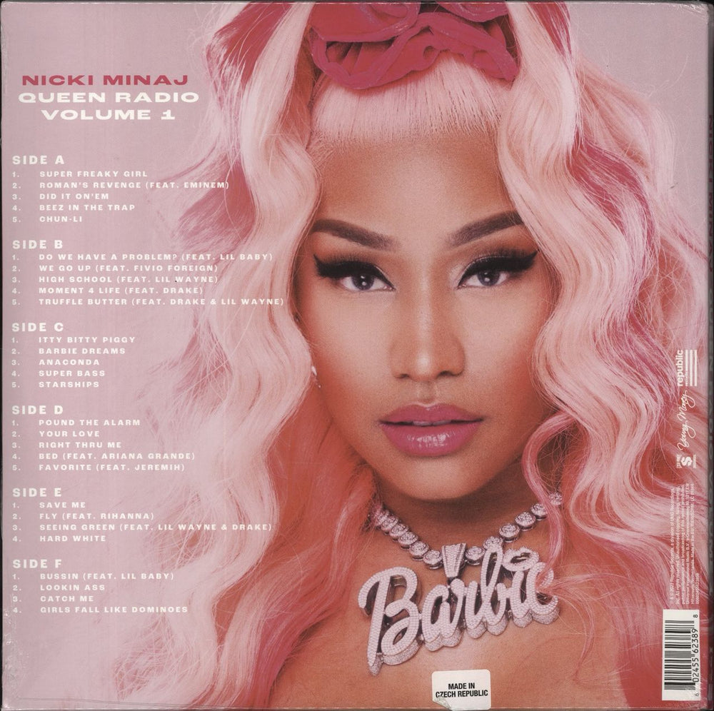 Nicki Minaj Queen Radio: Volume 1 - Sealed UK 3-LP vinyl record set (Triple LP Album) NQH3LQU841948