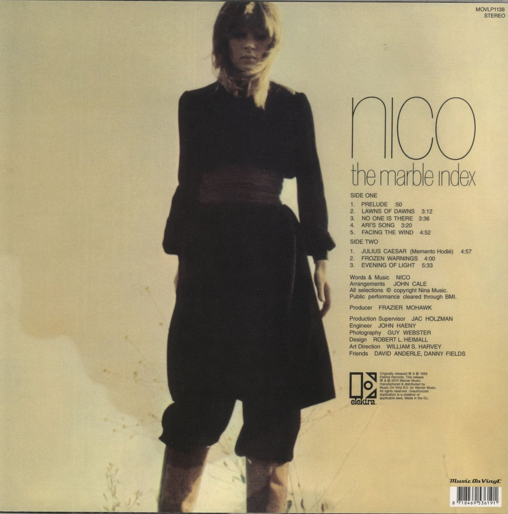 Nico The Marble Index - 180gm Belgian vinyl LP album (LP record) 8718469536191