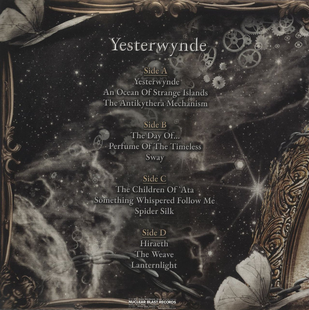 Nightwish Yesterwynde - Apricot Vinyl - Sealed UK 2-LP vinyl record set (Double LP Album) 4065629725457