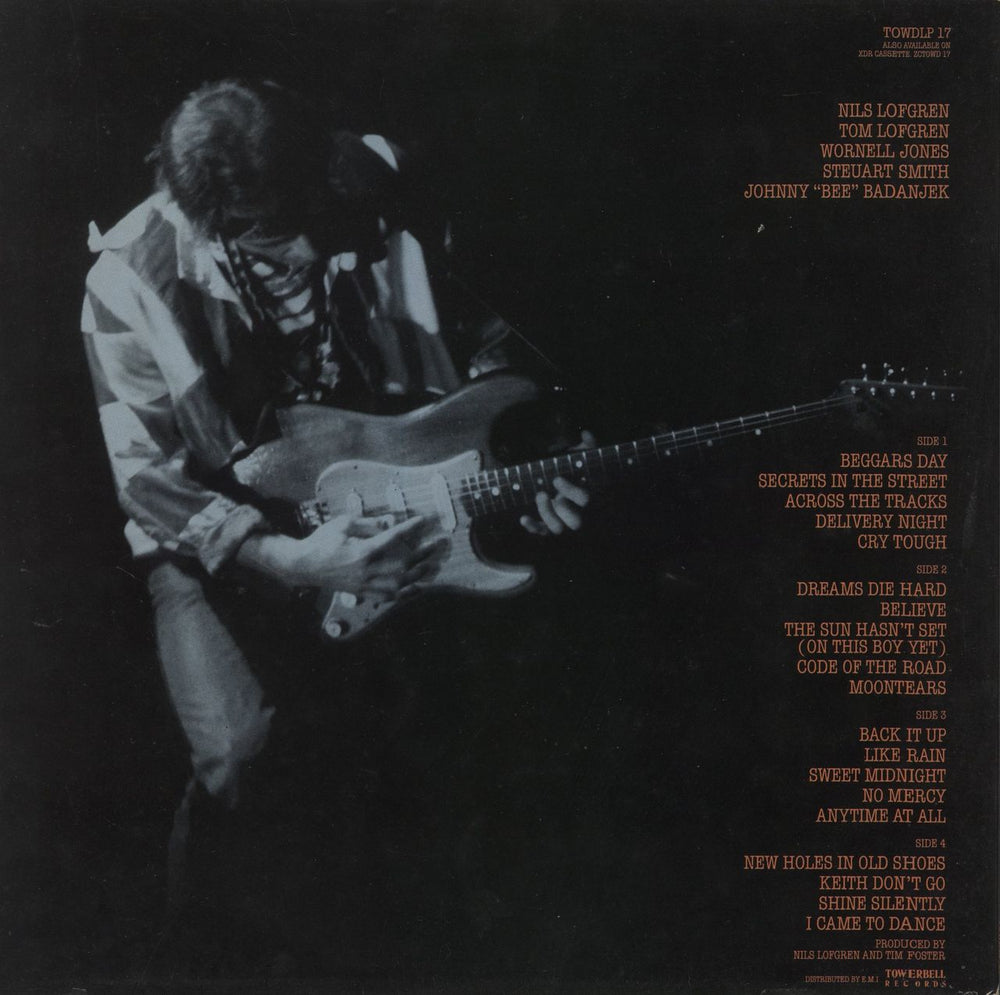 Nils Lofgren Code Of The Road - Store price sticker UK 2-LP vinyl record set (Double LP Album)