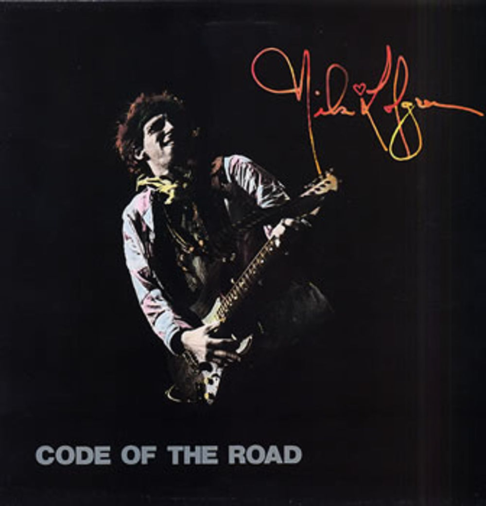 Nils Lofgren Code Of The Road UK 2-LP vinyl record set (Double LP Album) TOWDLP17