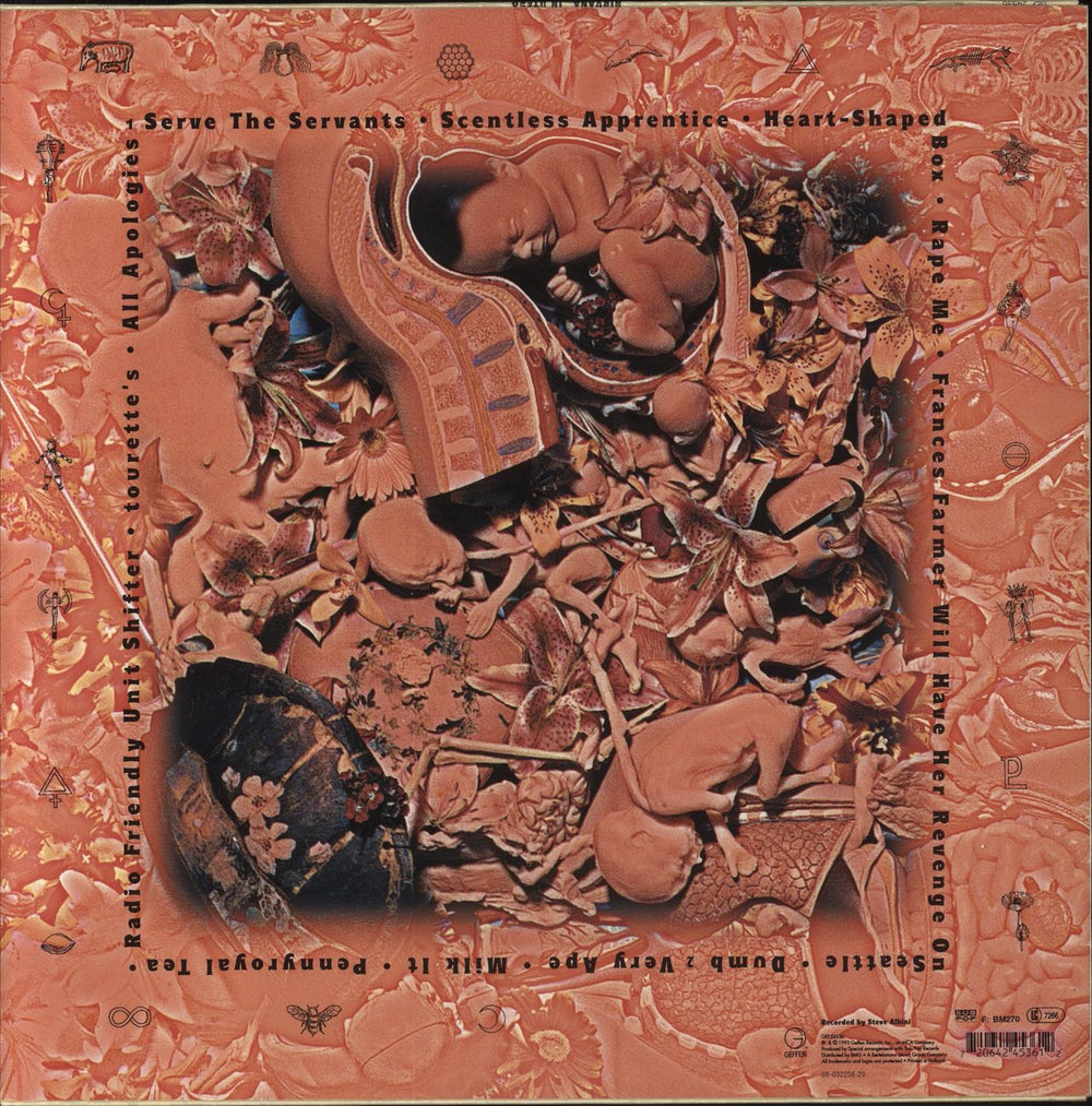 Nirvana (US) In Utero - EX UK vinyl LP album (LP record) 720642453612