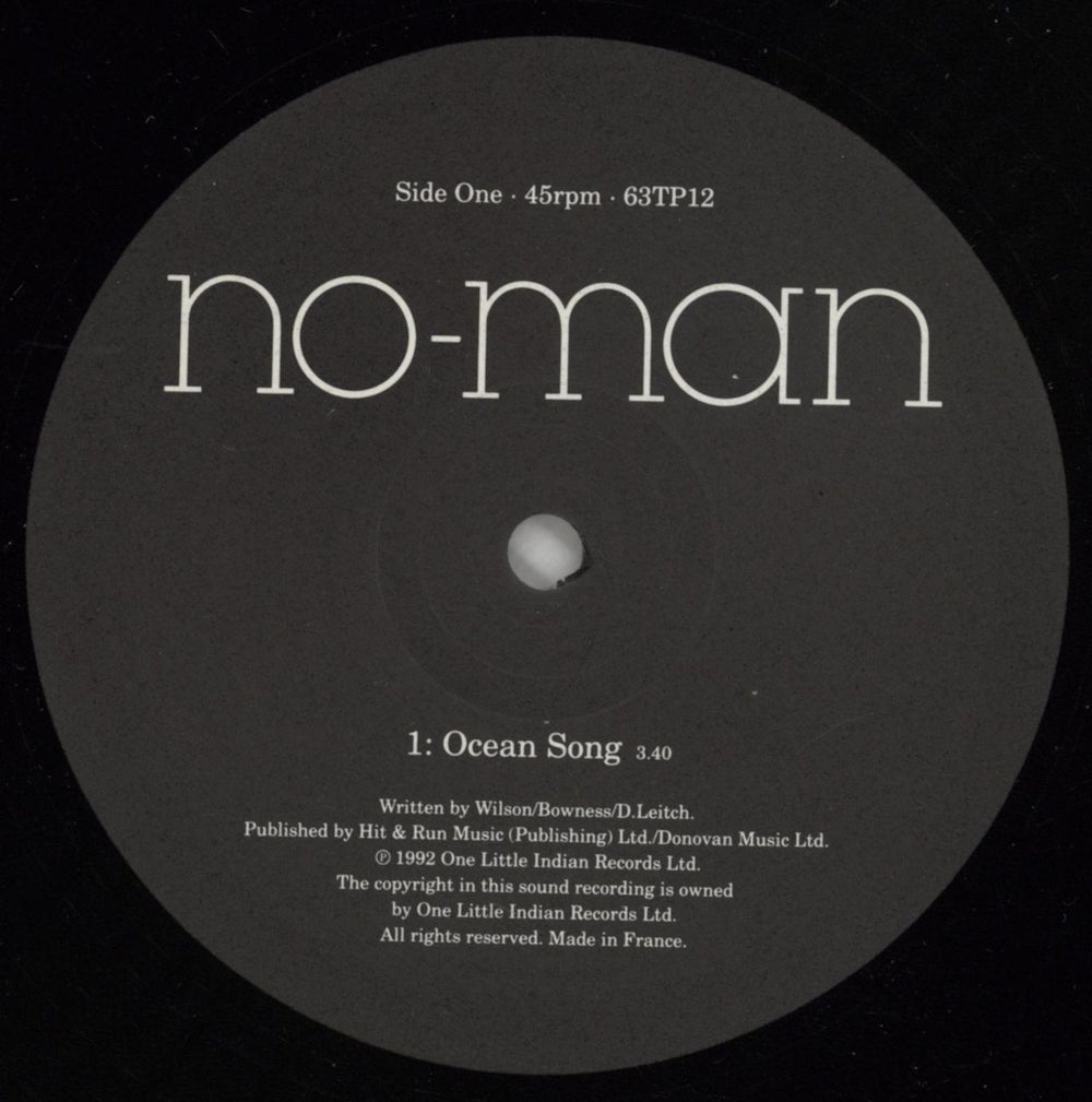 No-Man Ocean Song - EX UK 12" vinyl single (12 inch record / Maxi-single) NAM12OC864348