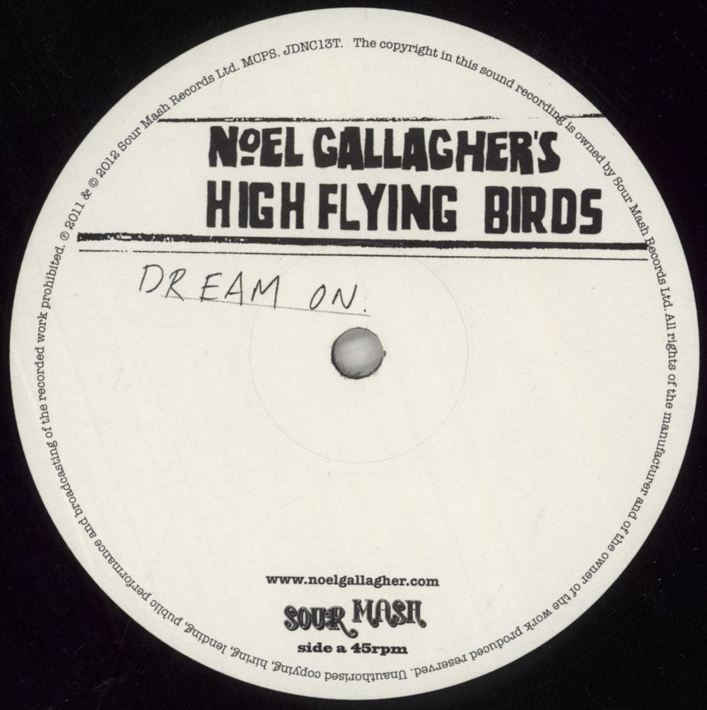 Noel Gallagher Dream On - Numbered UK 12" vinyl single (12 inch record / Maxi-single) NGL12DR851780