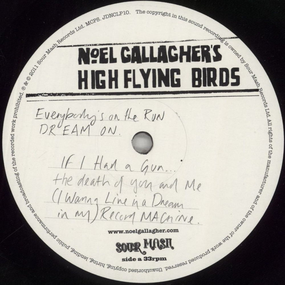 Noel Gallagher Noel Gallagher's High Flying Birds - 180gm Vinyl UK vinyl LP album (LP record) NGLLPNO650929