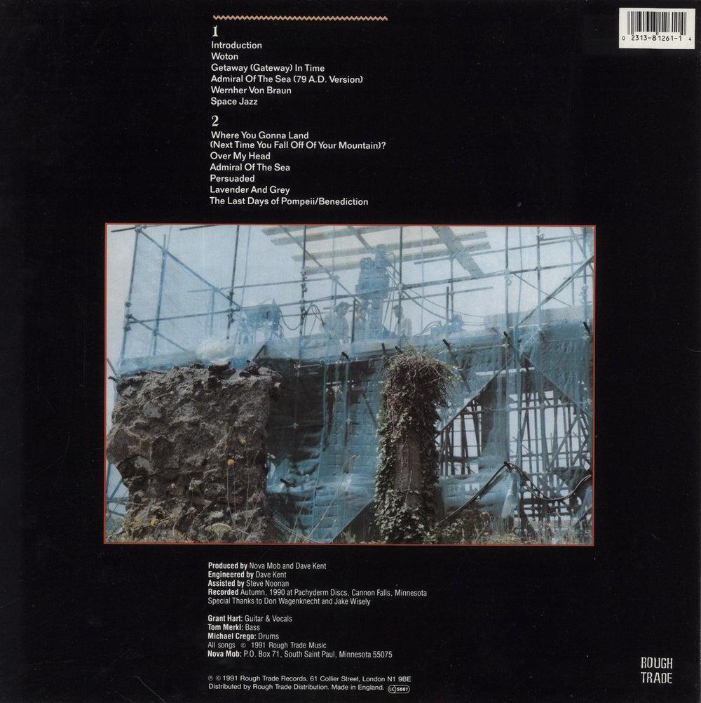 Nova Mob The Last Days Of Pompeii UK vinyl LP album (LP record) 023138126114