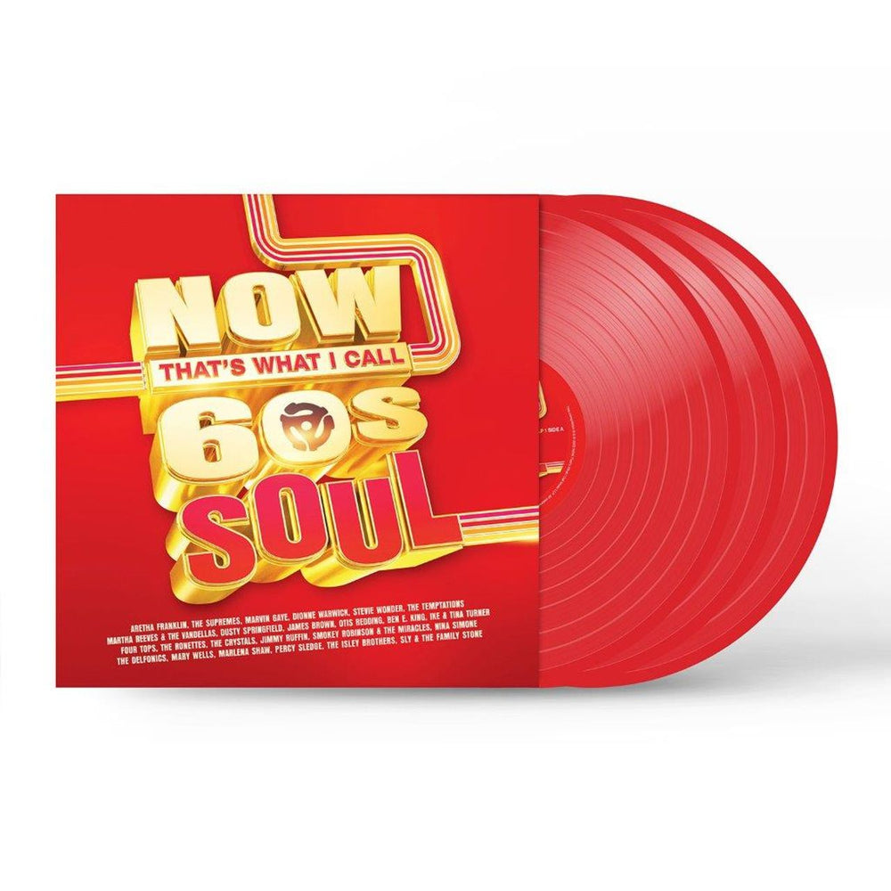 Now That's What I Call Music NOW That's What I Call 60s Soul - Red Vinyl - Sealed UK 3-LP vinyl record set (Triple LP Album) LPNNNOW160