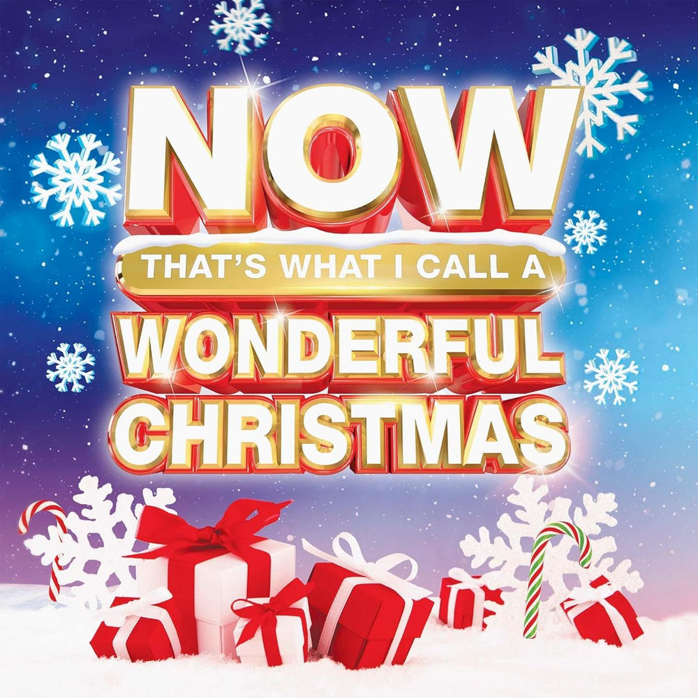 Now That's What I Call Music NOW That's What I Call A Wonderful Christmas - Red & White Candy Floss Vinyl - Sealed US 2-LP vinyl record set (Double LP Album) B0035741-01