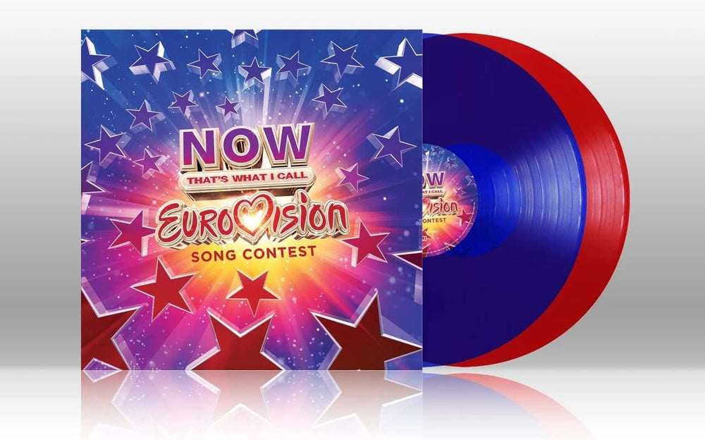 Now That's What I Call Music NOW That's What I Call Eurovision Song Contest - Red & Blue Vinyl - Sealed UK 2-LP vinyl record set (Double LP Album) LPNNNOW139