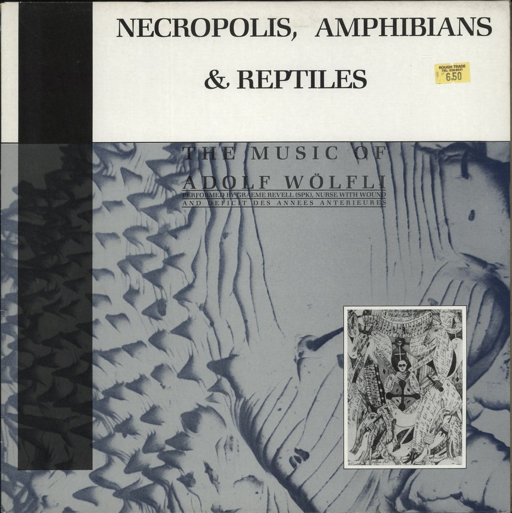 Nurse With Wound Necropolis, Amphibians & Reptiles - The Music Of Adolf Wölfli UK vinyl LP album (LP record) BRU002