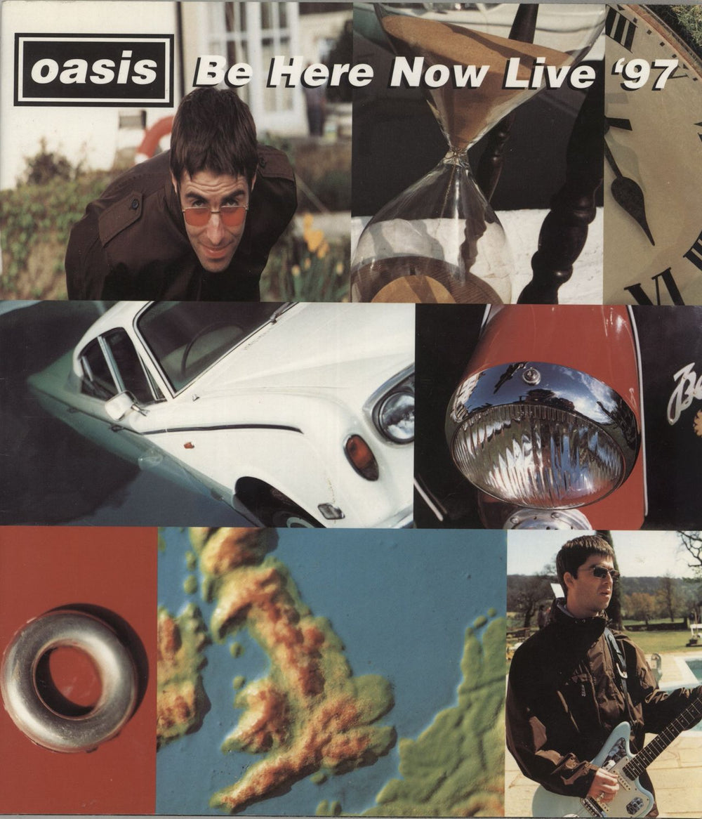 Oasis Be Here Now Live '97 + Ticket Stub UK tour programme TOUR PROGRAMME