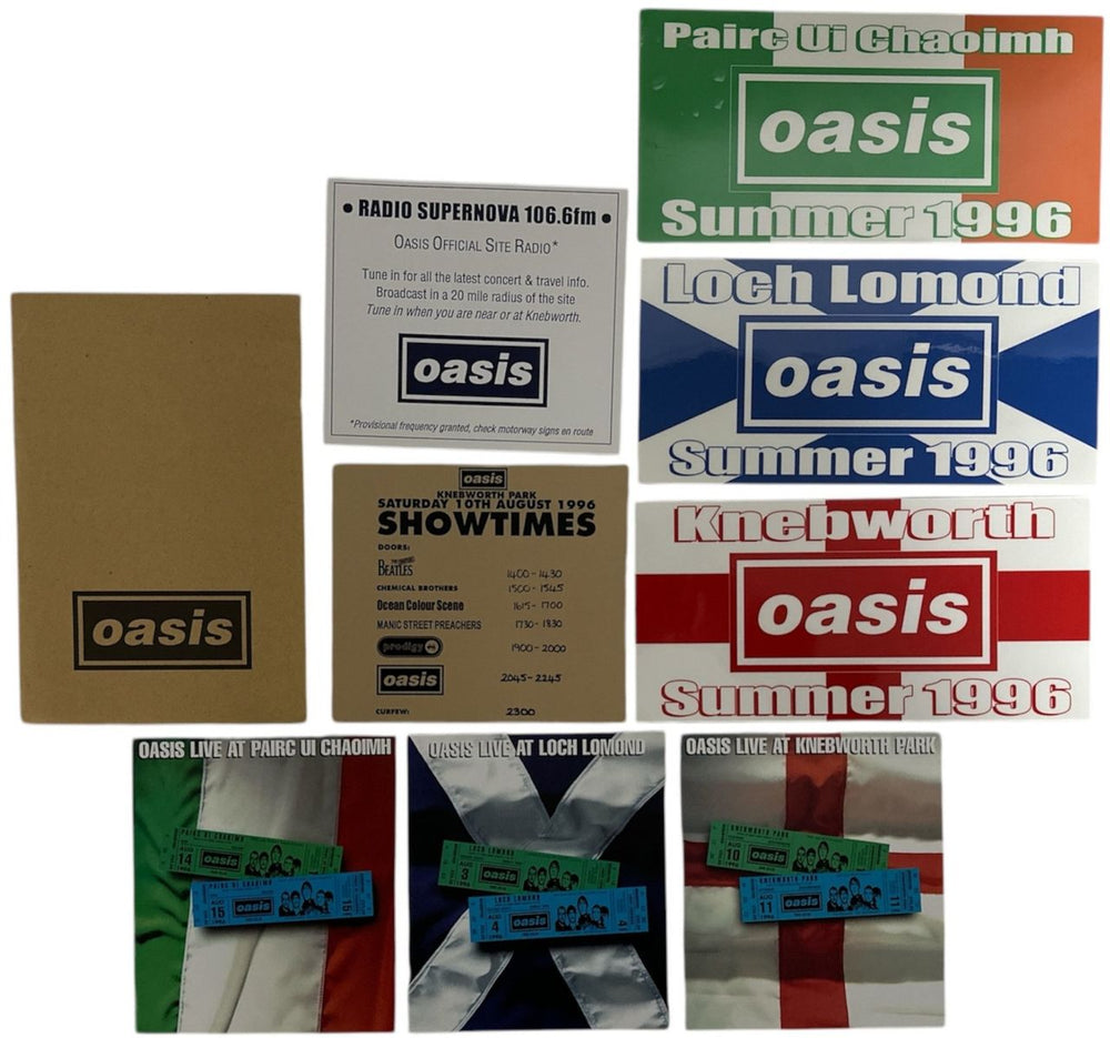 Oasis Chasing The Sun 1993-1997: The Exhibition UK Promo memorabilia OASMMCH857939
