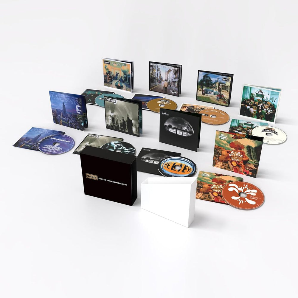 Oasis Complete Studio Album Collection - Limited Edition 8-CD Box Set - Sealed UK CD Album Box Set RKIDCD157BOX