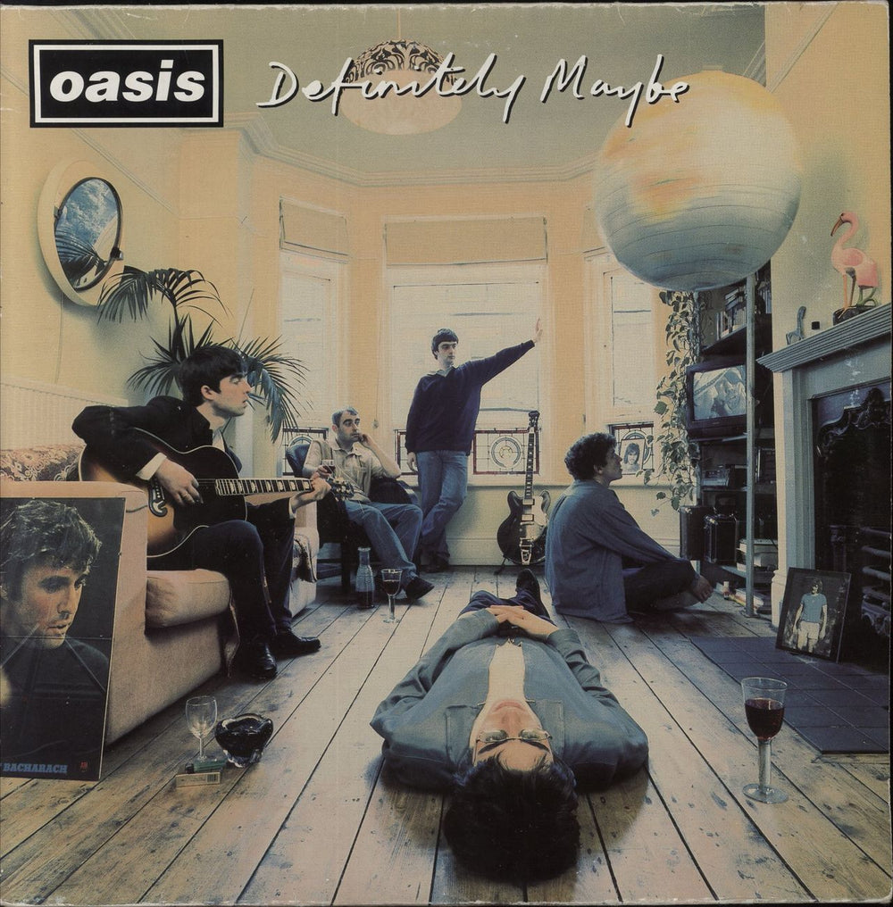 Oasis Definitely Maybe - 1st - Damont - VG UK 2-LP vinyl record set (Double LP Album) CRELP169