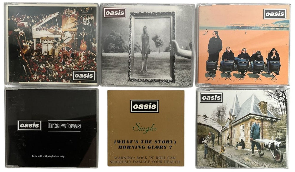 Oasis Singles - (What's The Story) Morning Glory? - VG UK CD Single Box Set OASCXSI860113