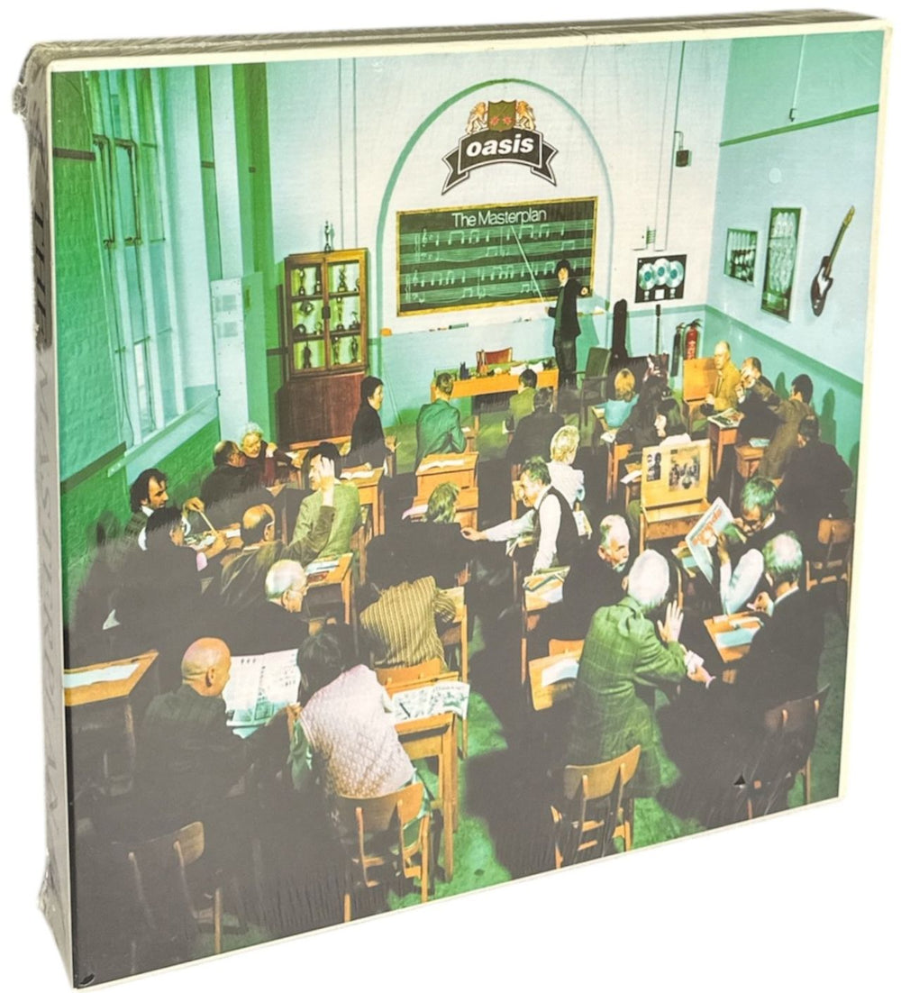 Oasis The Masterplan - Sealed UK Promo Vinyl Box Set CRELX241