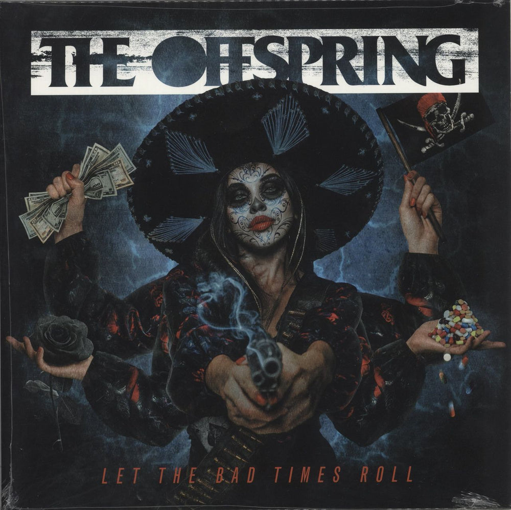 Offspring Let The Bad Times Roll - Clear Vinyl UK vinyl LP album (LP record) CRE01537