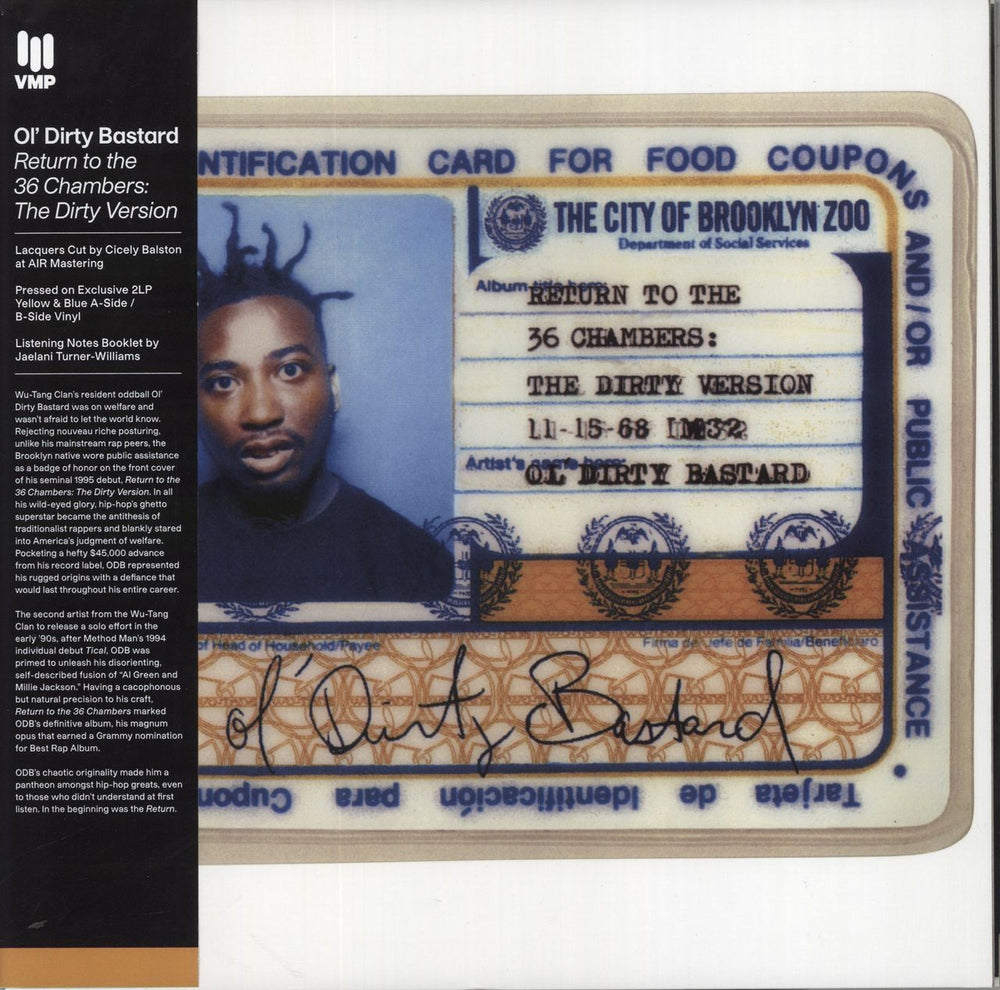 Ol Dirty Bastard Return To The 36 Chambers: The Dirty Version - Blue & Yellow Vinyl UK 2-LP vinyl record set (Double LP Album) RCV1725104