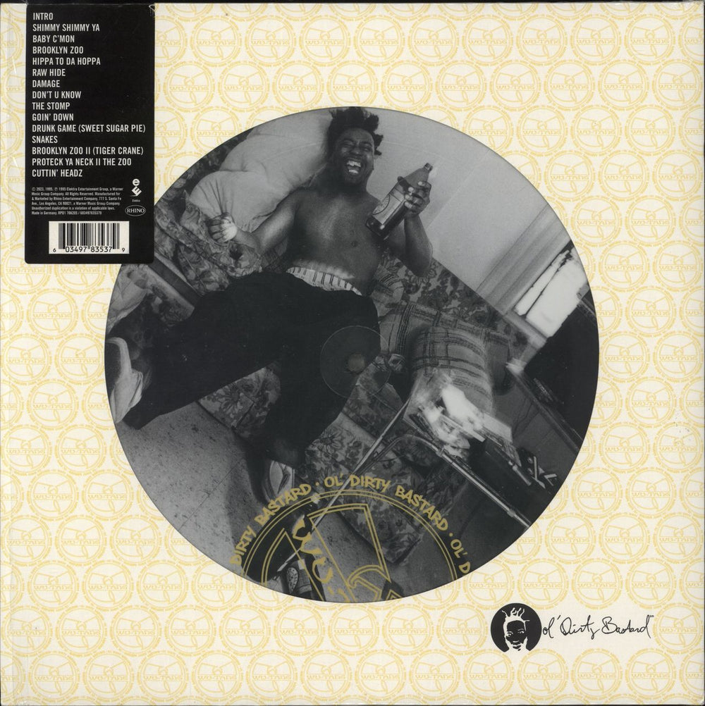 Ol Dirty Bastard Return To The 36 Chambers: The Dirty Version - RSD 2023 - Shrink UK picture disc LP (vinyl picture disc album) 603497835379