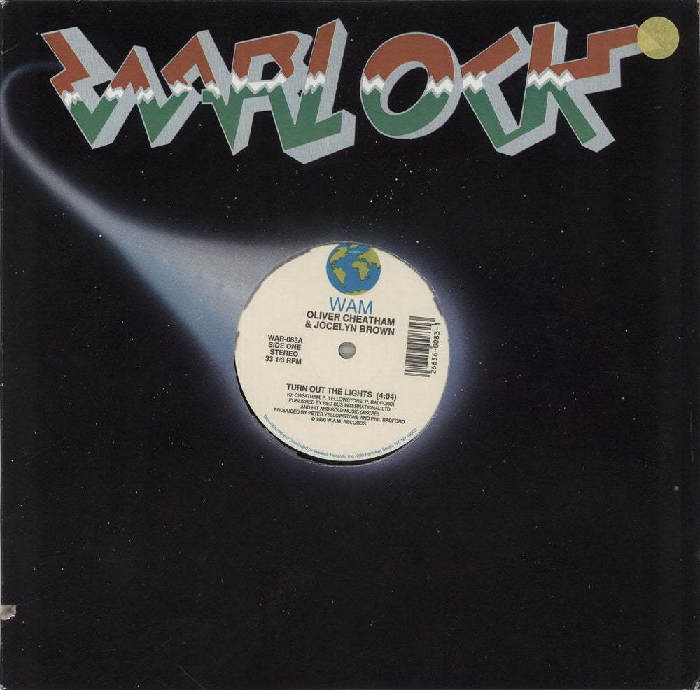 Oliver Cheatham Turn Out The Lights US 12" vinyl single (12 inch record / Maxi-single) WAR-083