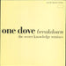 One Dove Breakdown - Un-Numbered UK 12" vinyl single (12 inch record / Maxi-single) BOIXR15