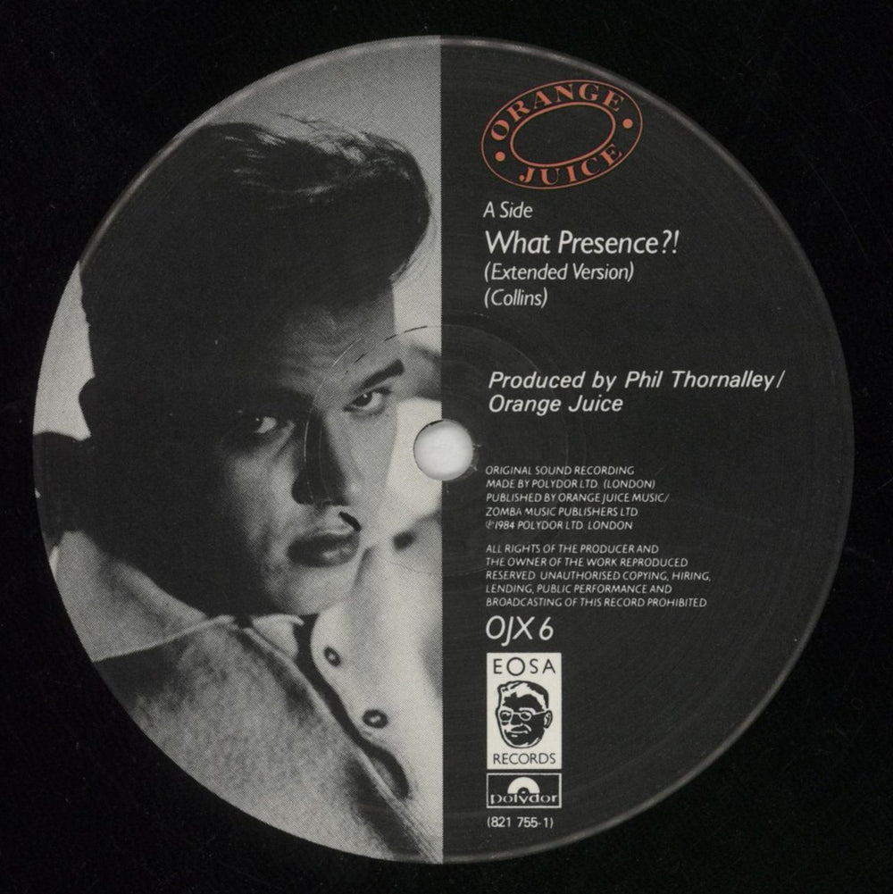 Orange Juice What Presence - Extended Version UK 12" vinyl single (12 inch record / Maxi-single) ORJ12WH129118