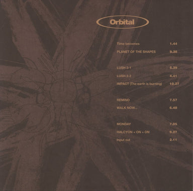 Orbital Orbital - 180gm UK 2-LP vinyl record set (Double LP Album) TRULP2