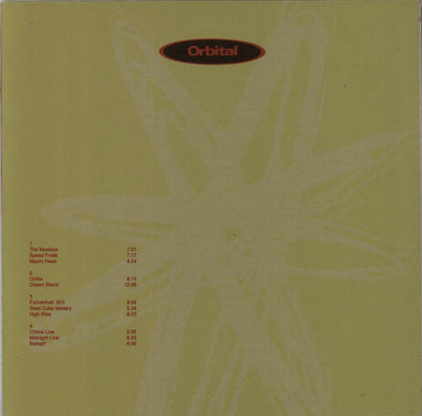 Orbital Orbital French 2-LP vinyl record set (Double LP Album) 828248-1/828248I