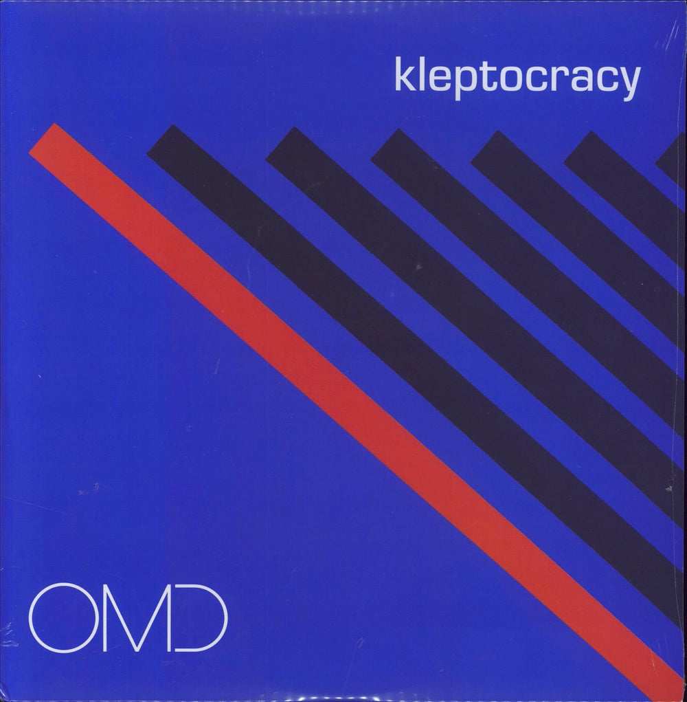 Orchestral Manoeuvres In The Dark Kleptocracy - Red Vinyl - Sealed UK 12" vinyl single (12 inch record / Maxi-single) 100T150