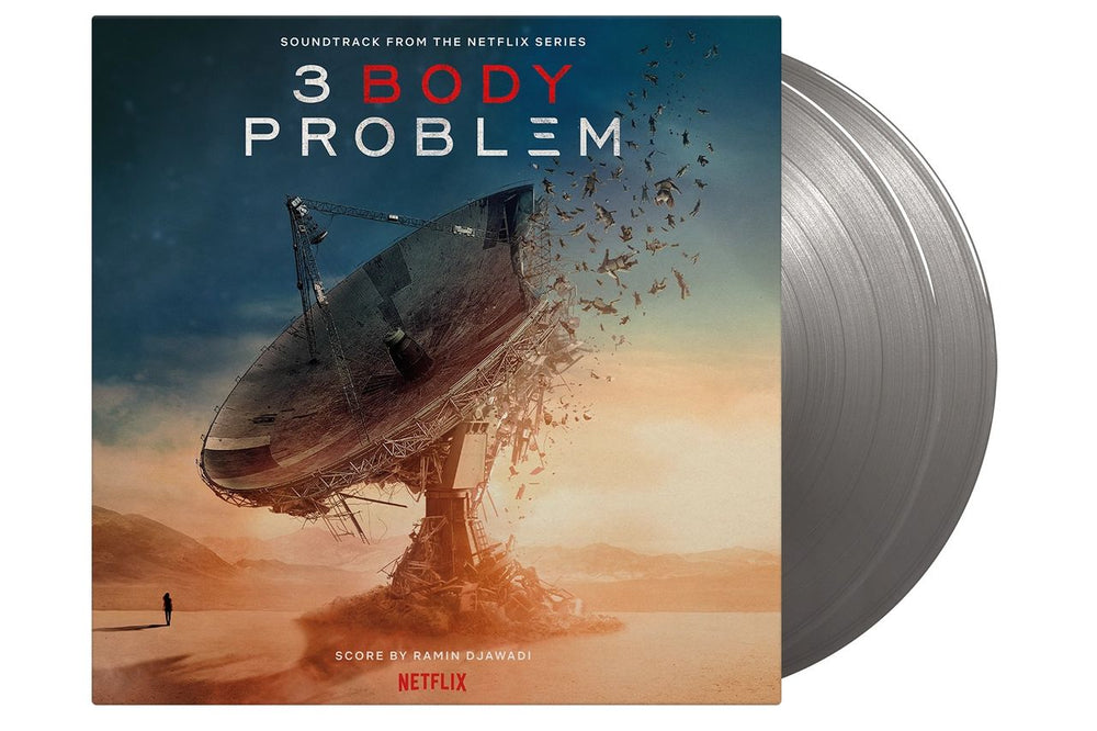 Original Soundtrack 3 Body Problem - Silver Vinyl 180 Gram + Insert & Sticker Sheet UK 2-LP vinyl record set (Double LP Album) MOVATM417