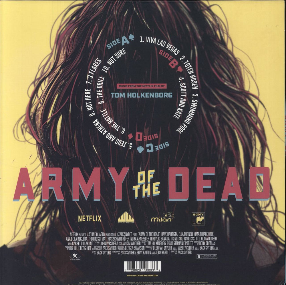 Original Soundtrack Army Of The Dead - 180g - Yellow Neon Vinyl & Pink Neon Vinyl US 2-LP vinyl record set (Double LP Album) 728028508833