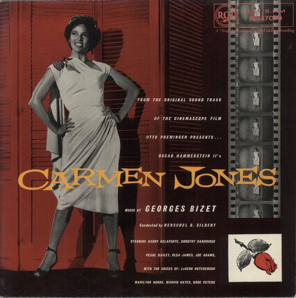 Original Soundtrack Carmen Jones UK vinyl LP album (LP record) RD-27074