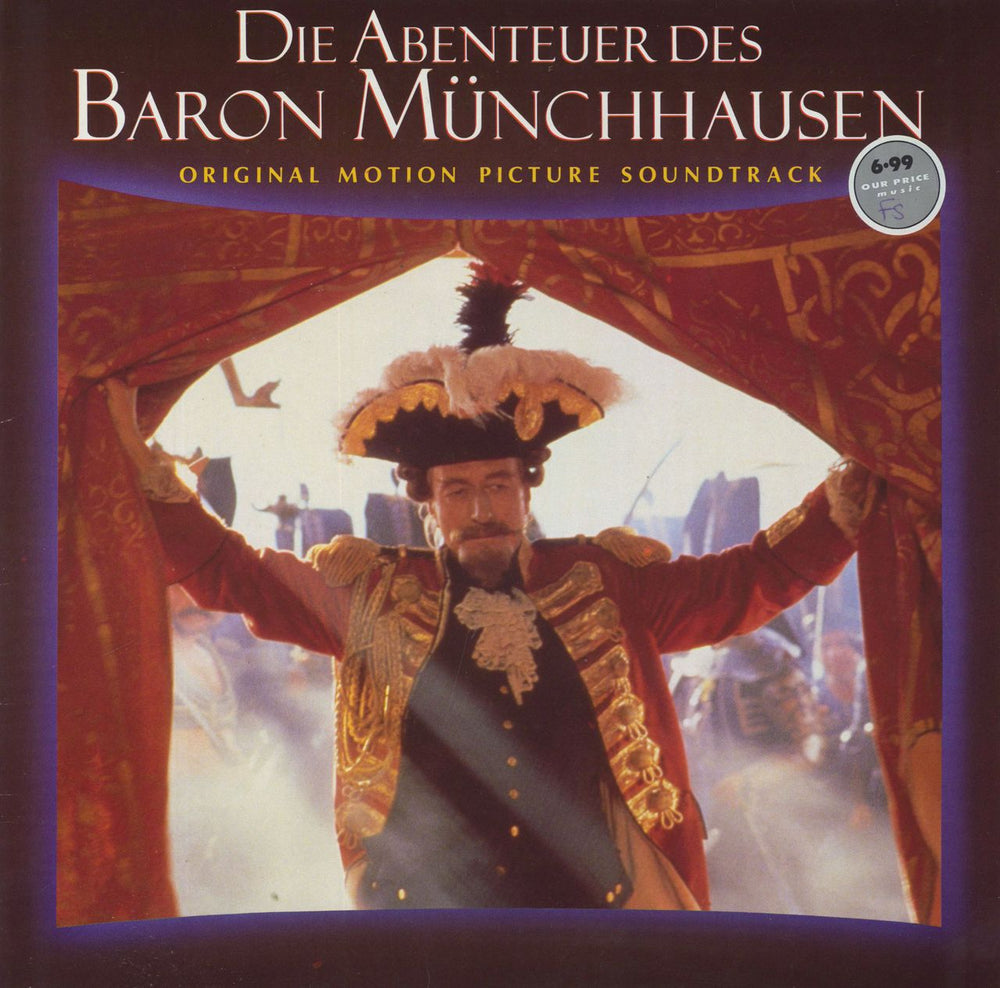 Original Soundtrack Die Abenteuer Baron Münchhausen UK vinyl LP album (LP record) 925826-1