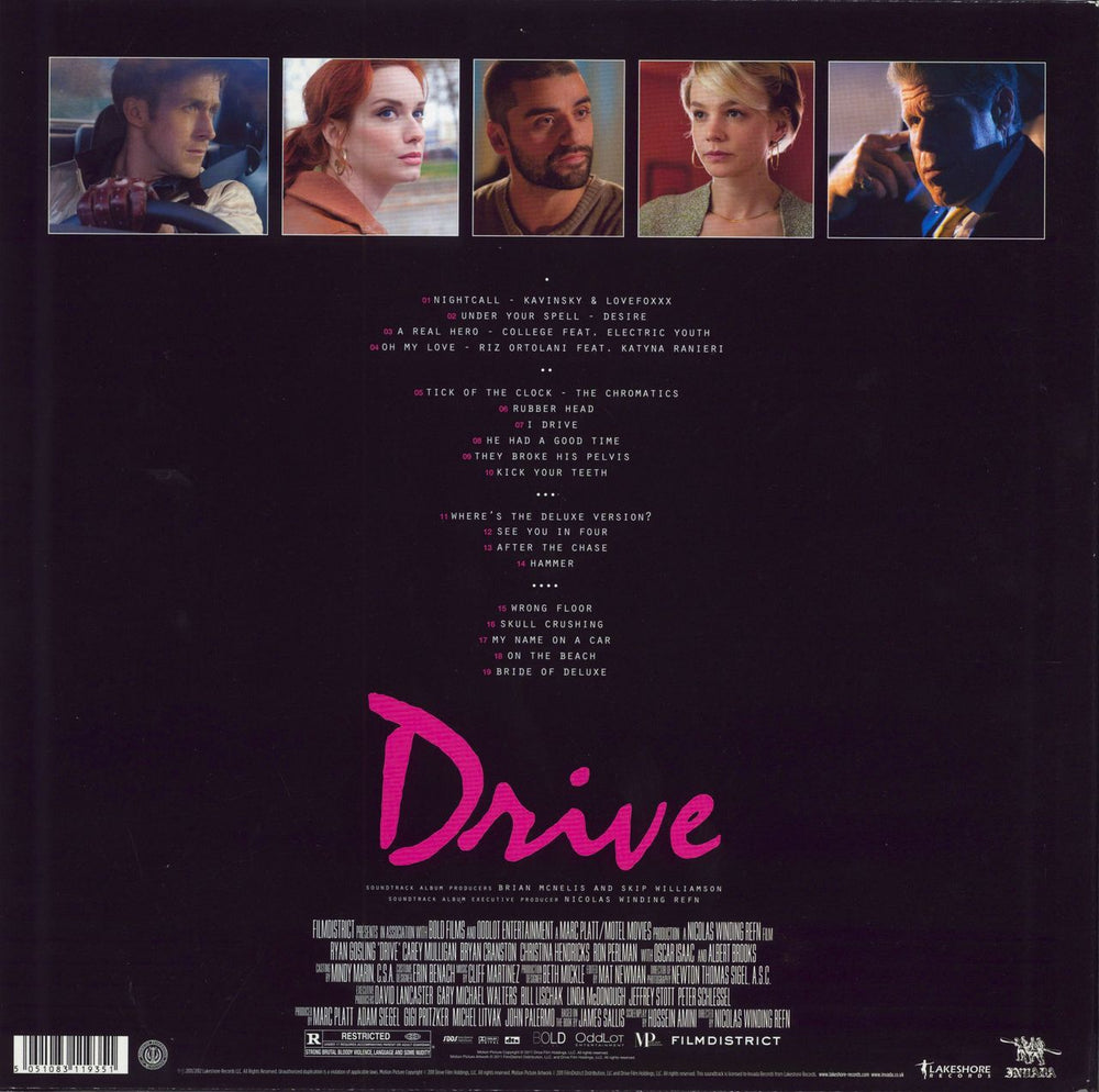 Original Soundtrack Drive - 180gram Neon Pink Vinyl [2018] UK 2-LP vinyl record set (Double LP Album) 5051083119351