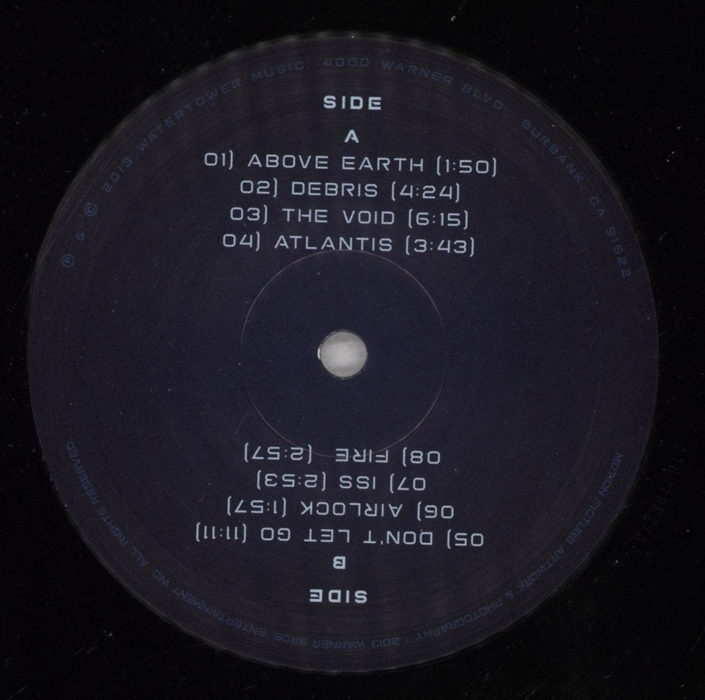 Original Soundtrack Gravity - 180g Vinyl US 2-LP vinyl record set (Double LP Album) OST2LGR847432